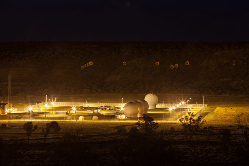 The Joint Defense Facility Pine Gap in Australia.