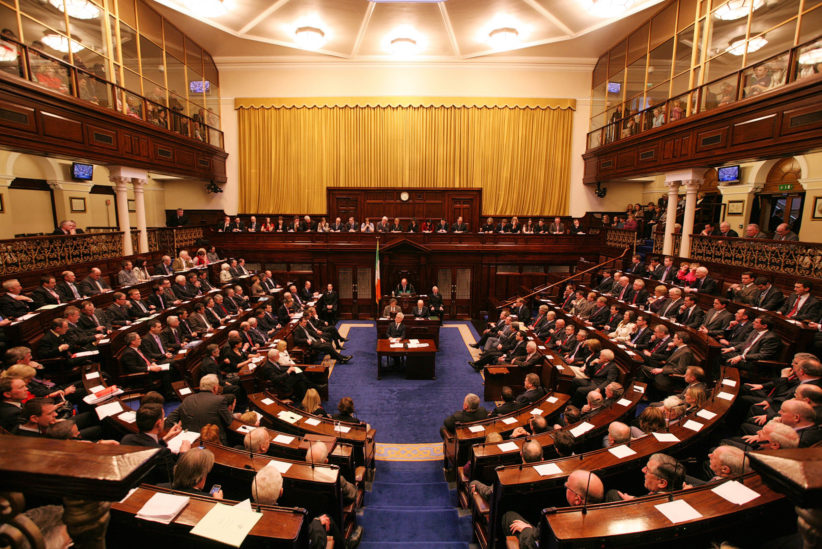 The Parliament of Ireland adopted the Prohibition of Nuclear Weapons Bill in 2019.