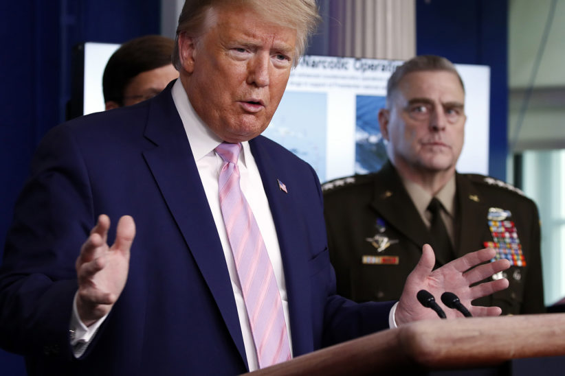 The US Chairman of the Joint Chiefs, General Mark Milley (on the right of the picture), was so worried in early January 2021 that Donald Trump was out of control, that he took secret action to order aides not to act immediately on any move by Trump to use US nuclear forces. This is according to the book ‘Peril’ by Bob Woodward and Robert Costa.