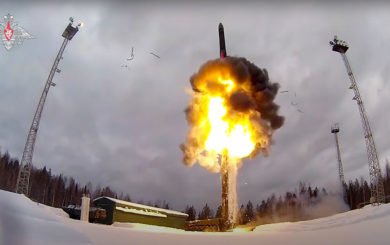 NWBM Russian ICBM test